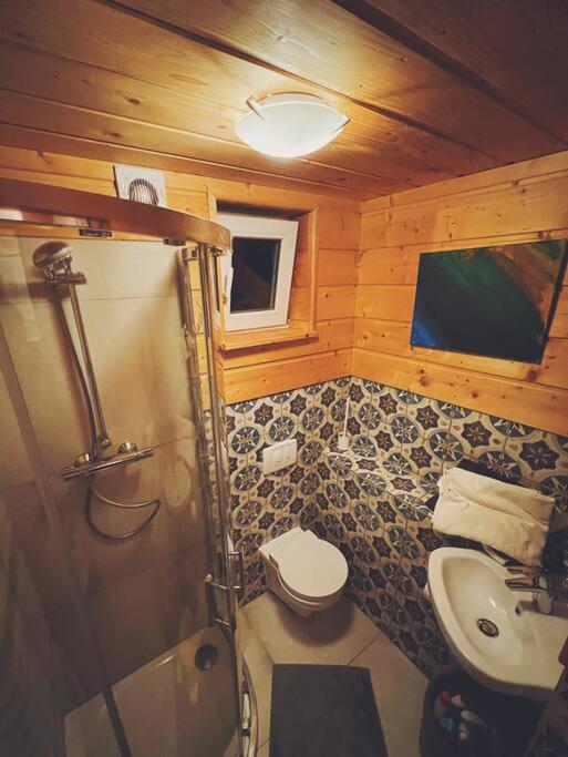 Polanka Beskid Niski Cute Cabin With Spectacular Views Hanczowa Exteriér fotografie