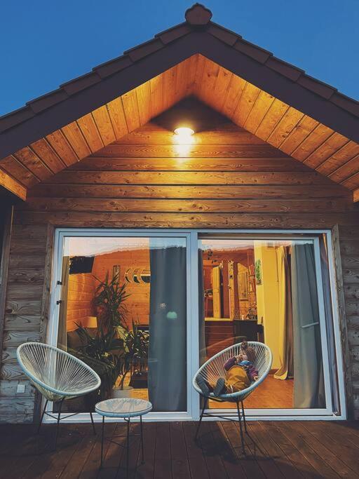 Polanka Beskid Niski Cute Cabin With Spectacular Views Hanczowa Exteriér fotografie