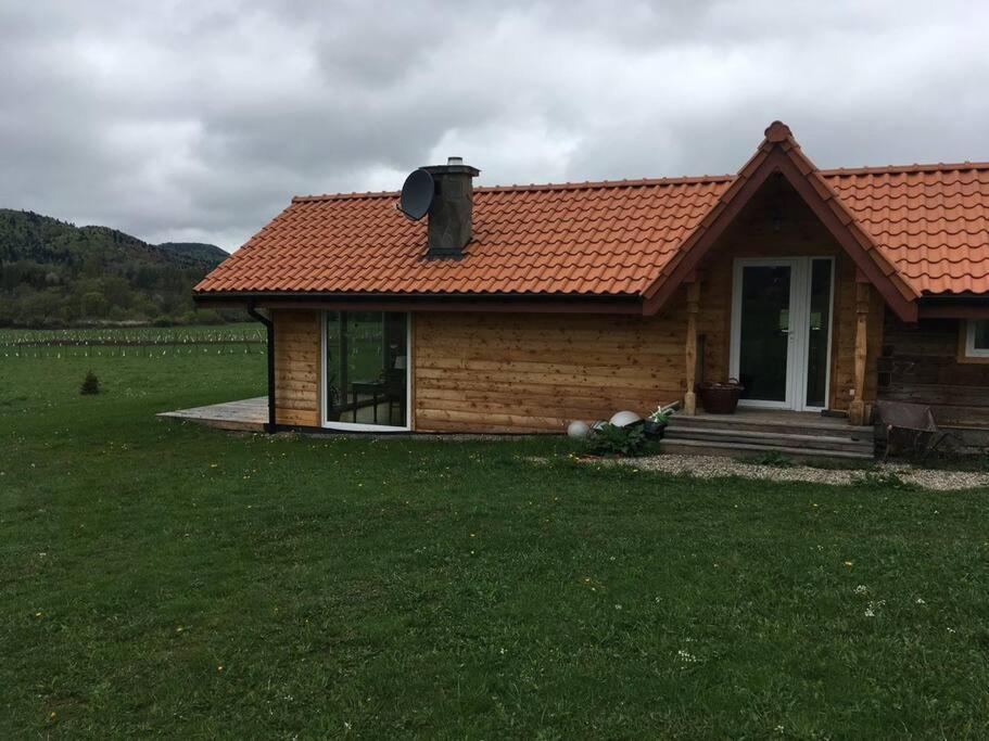 Polanka Beskid Niski Cute Cabin With Spectacular Views Hanczowa Exteriér fotografie