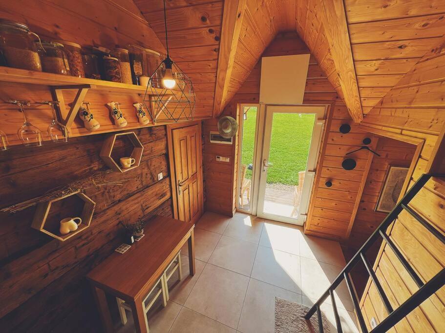 Polanka Beskid Niski Cute Cabin With Spectacular Views Hanczowa Exteriér fotografie
