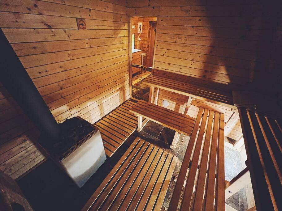 Polanka Beskid Niski Cute Cabin With Spectacular Views Hanczowa Exteriér fotografie